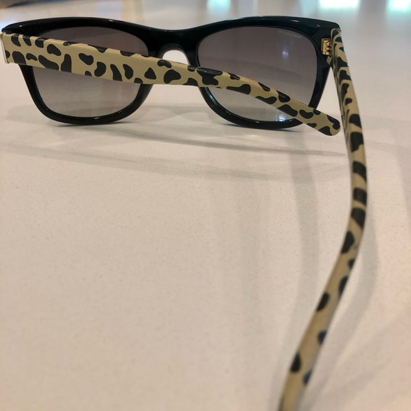 Burberry Leather Leopard Sunglasses - Picture 5 of 5